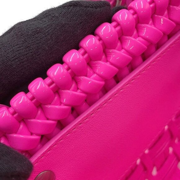 BALENCIAGA Bistro 2wayBag Size XXS Patent Leather Flow Pink - Picture 6 of 16